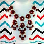 J-crew Inspired Bubble Bib Statement Necklace In..
