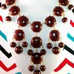 J-crew Inspired Bubble Bib Statement Necklace In..